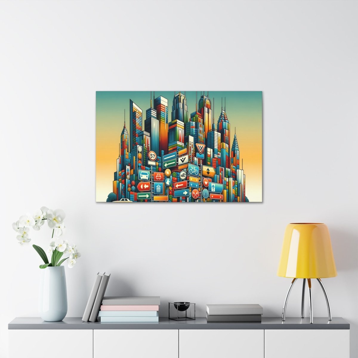 Twilight Vector Metropolis - Pop Wall Art - Neodigitalis Artimata