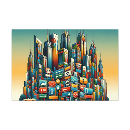 Twilight Vector Metropolis - Pop Wall Art - Neodigitalis Artimata