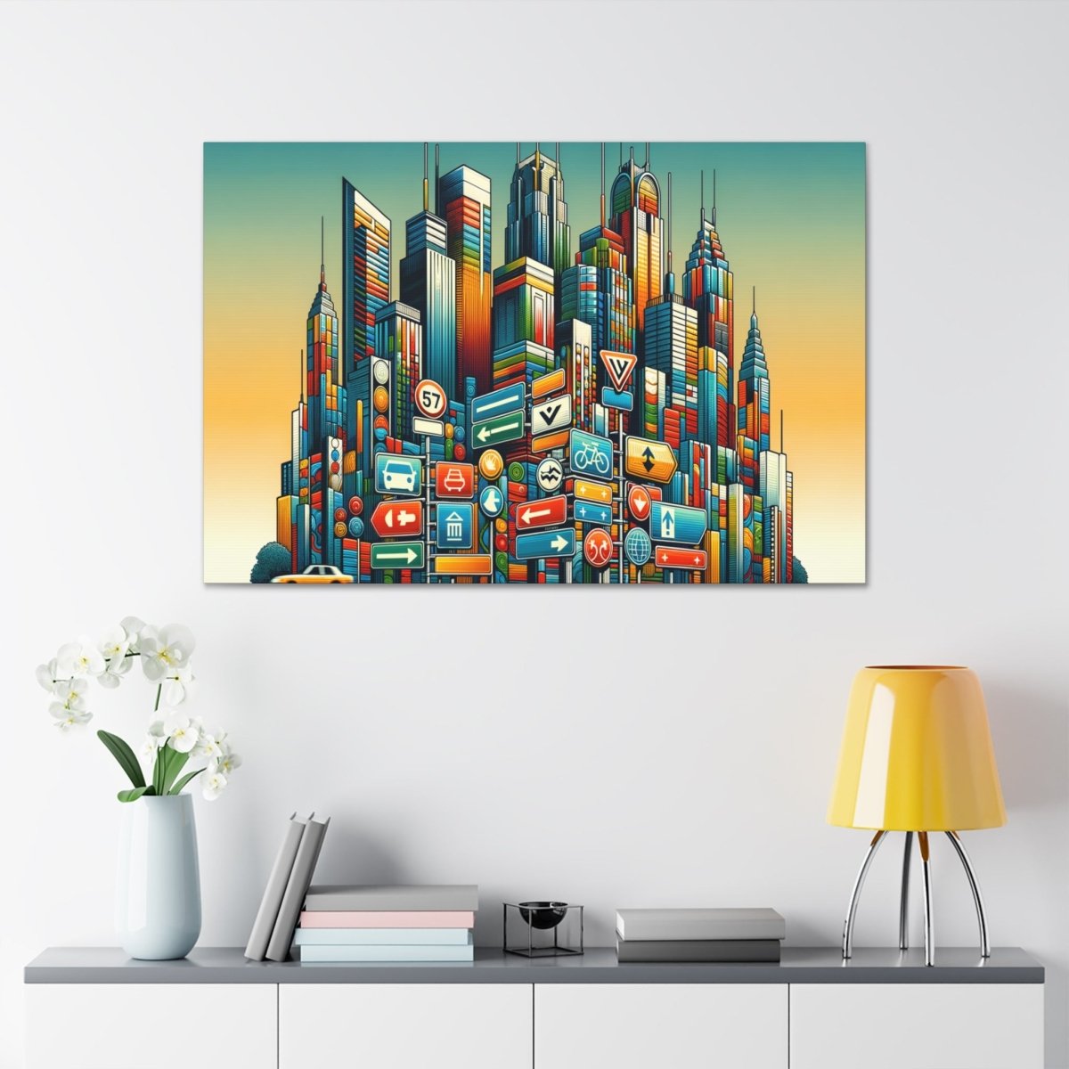 Twilight Vector Metropolis - Pop Wall Art - Neodigitalis Artimata