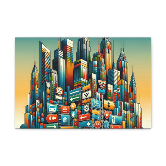 Twilight Vector Metropolis - Pop Wall Art - Neodigitalis Artimata