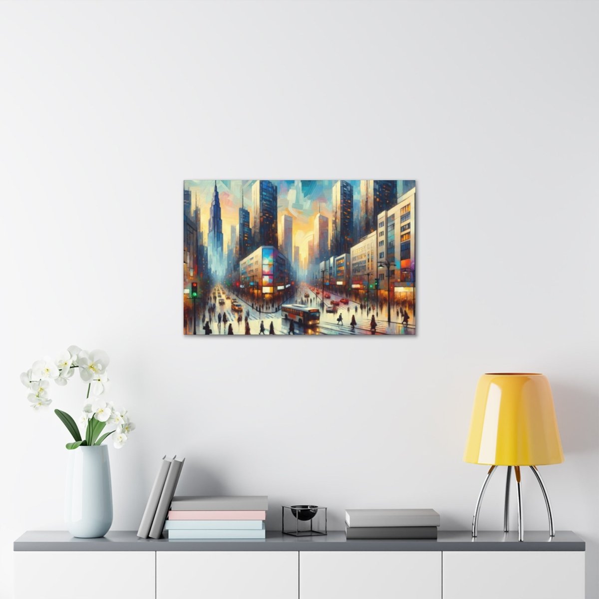 Urban Dawn Serenade - Impressionist Wall Art - Neodigitalis Artimata