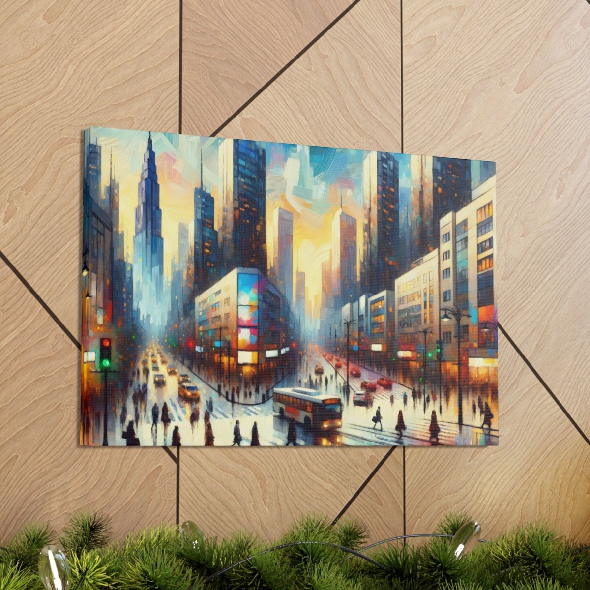 Urban Dawn Serenade - Impressionist Wall Art - Neodigitalis Artimata