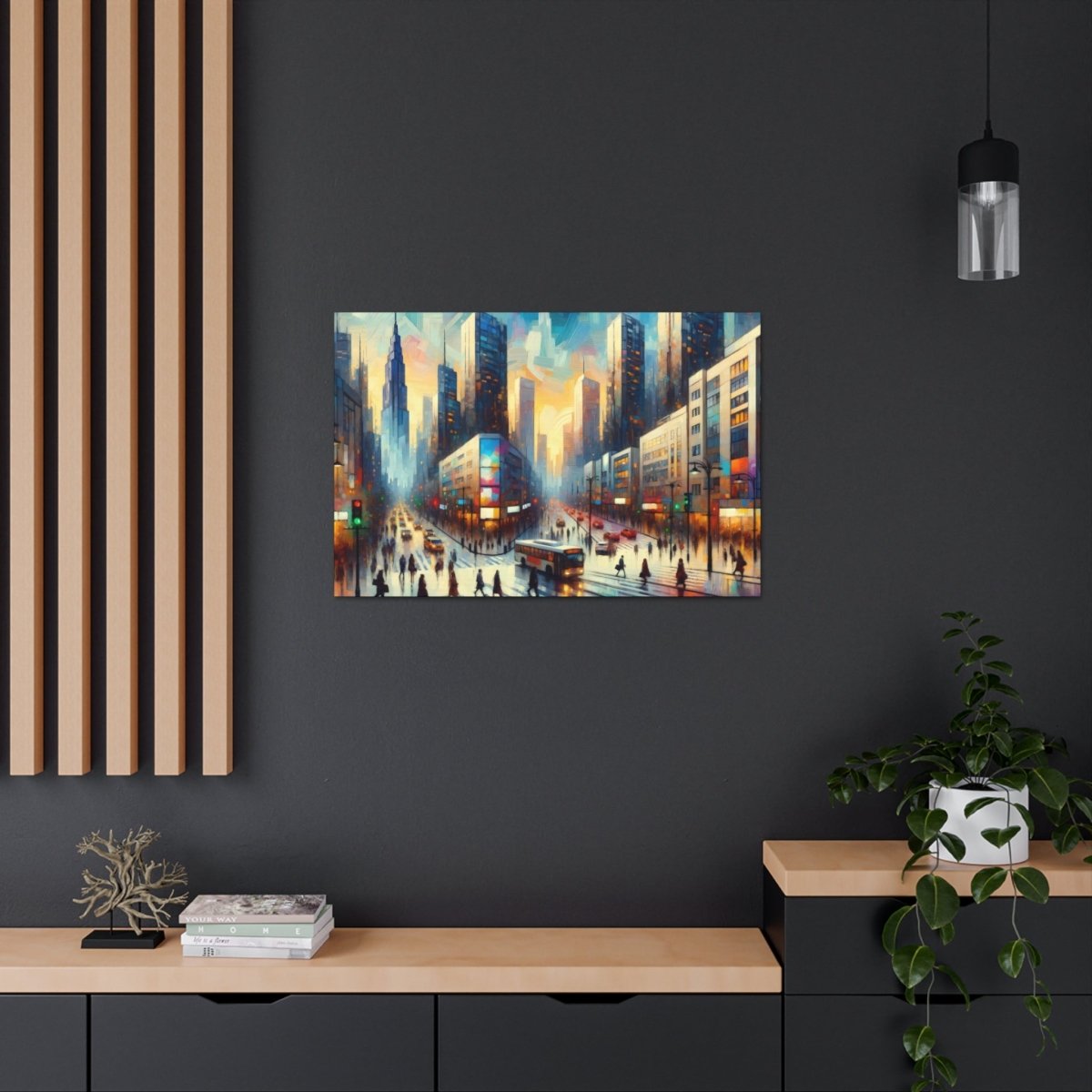 Urban Dawn Serenade - Impressionist Wall Art - Neodigitalis Artimata