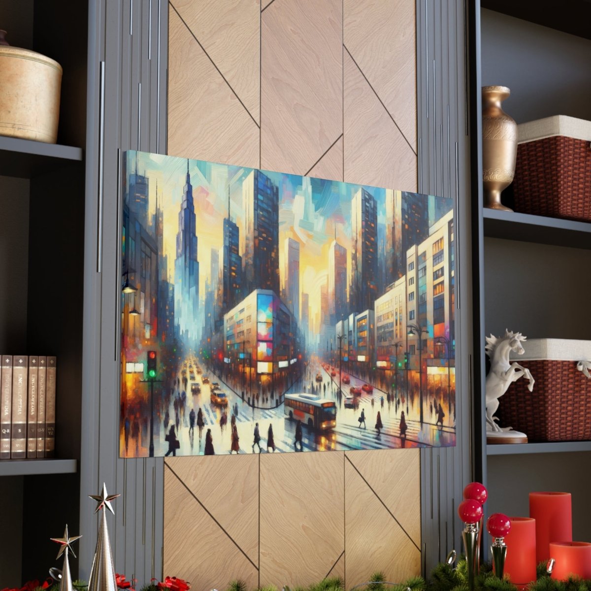 Urban Dawn Serenade - Impressionist Wall Art - Neodigitalis Artimata