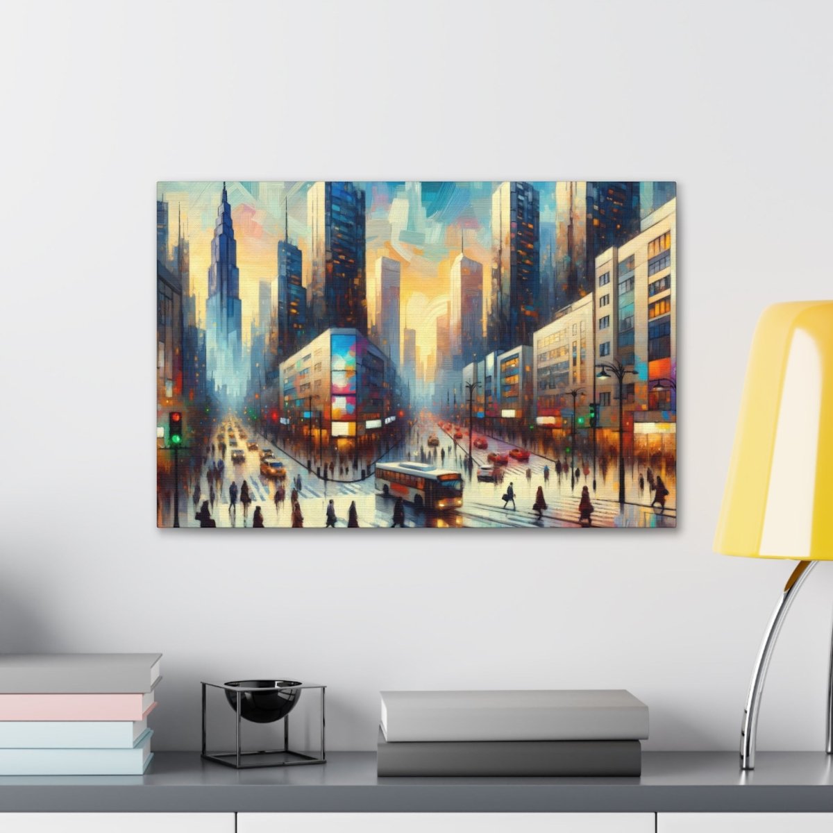 Urban Dawn Serenade - Impressionist Wall Art - Neodigitalis Artimata