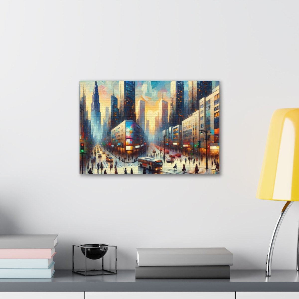 Urban Dawn Serenade - Impressionist Wall Art - Neodigitalis Artimata