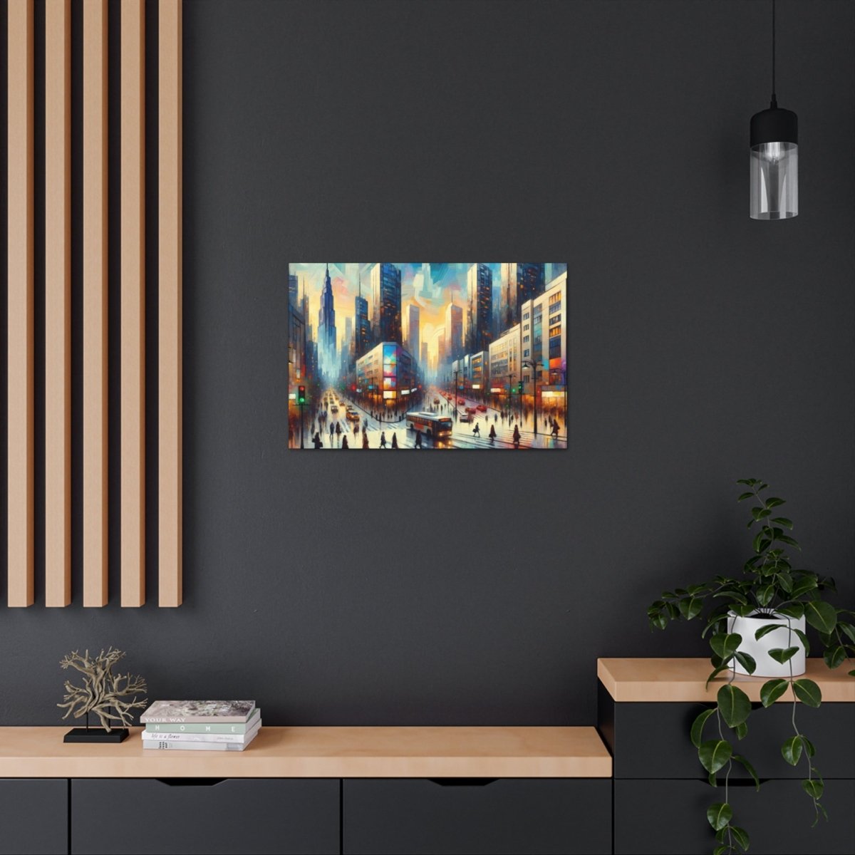 Urban Dawn Serenade - Impressionist Wall Art - Neodigitalis Artimata