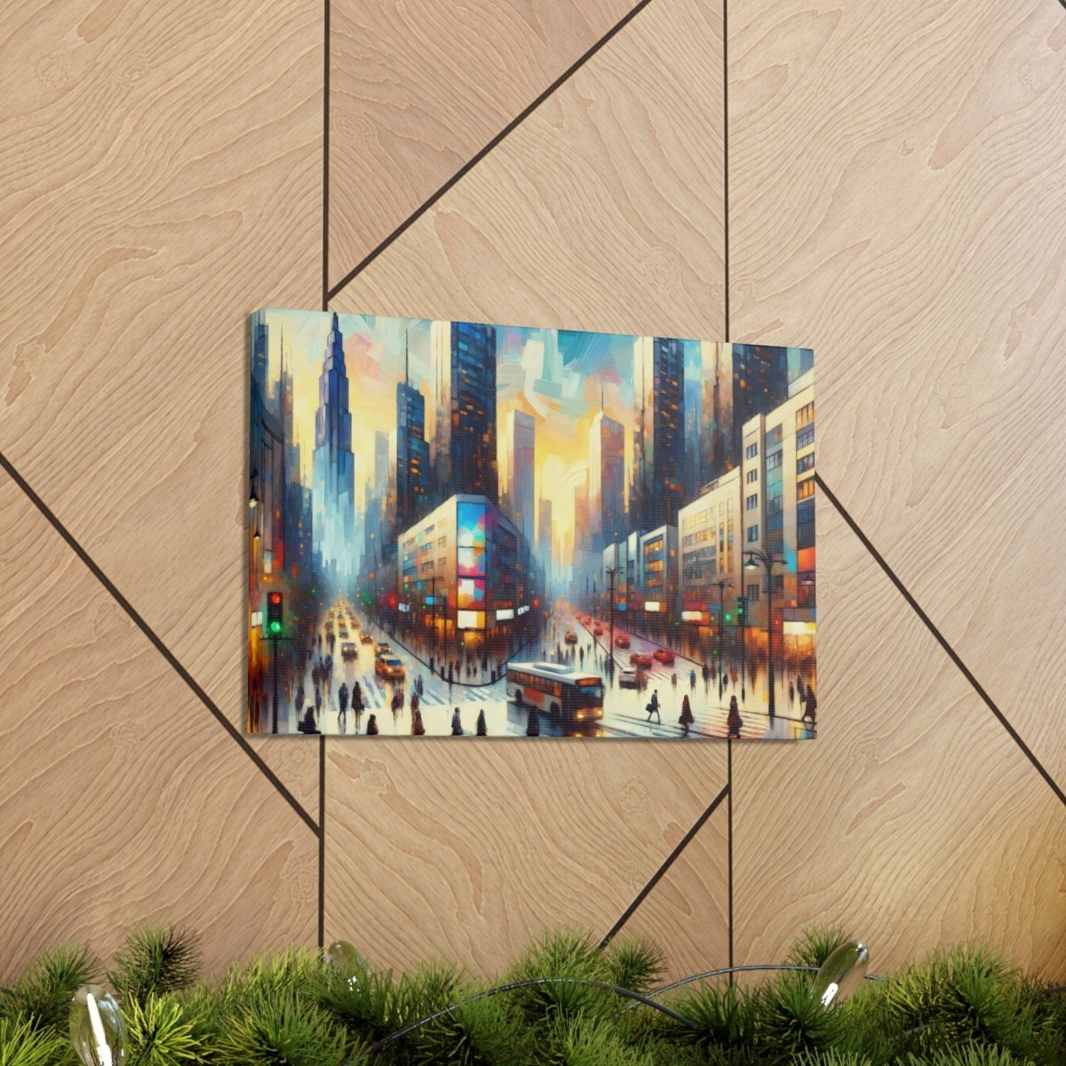 Urban Dawn Serenade - Impressionist Wall Art - Neodigitalis Artimata