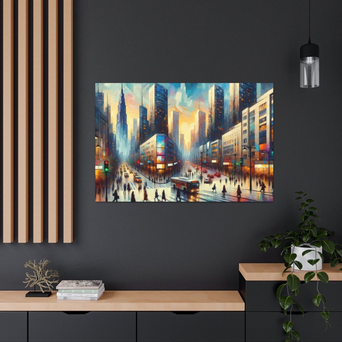 Urban Dawn Serenade - Impressionist Wall Art - Neodigitalis Artimata