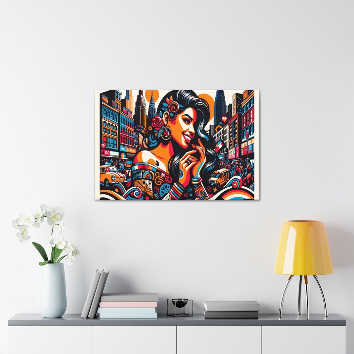 Urban Rhapsody Retro Canvas - Pop Wall Art - Neodigitalis Artimata