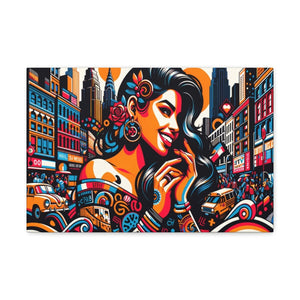 Urban Rhapsody Retro Canvas - Pop Wall Art