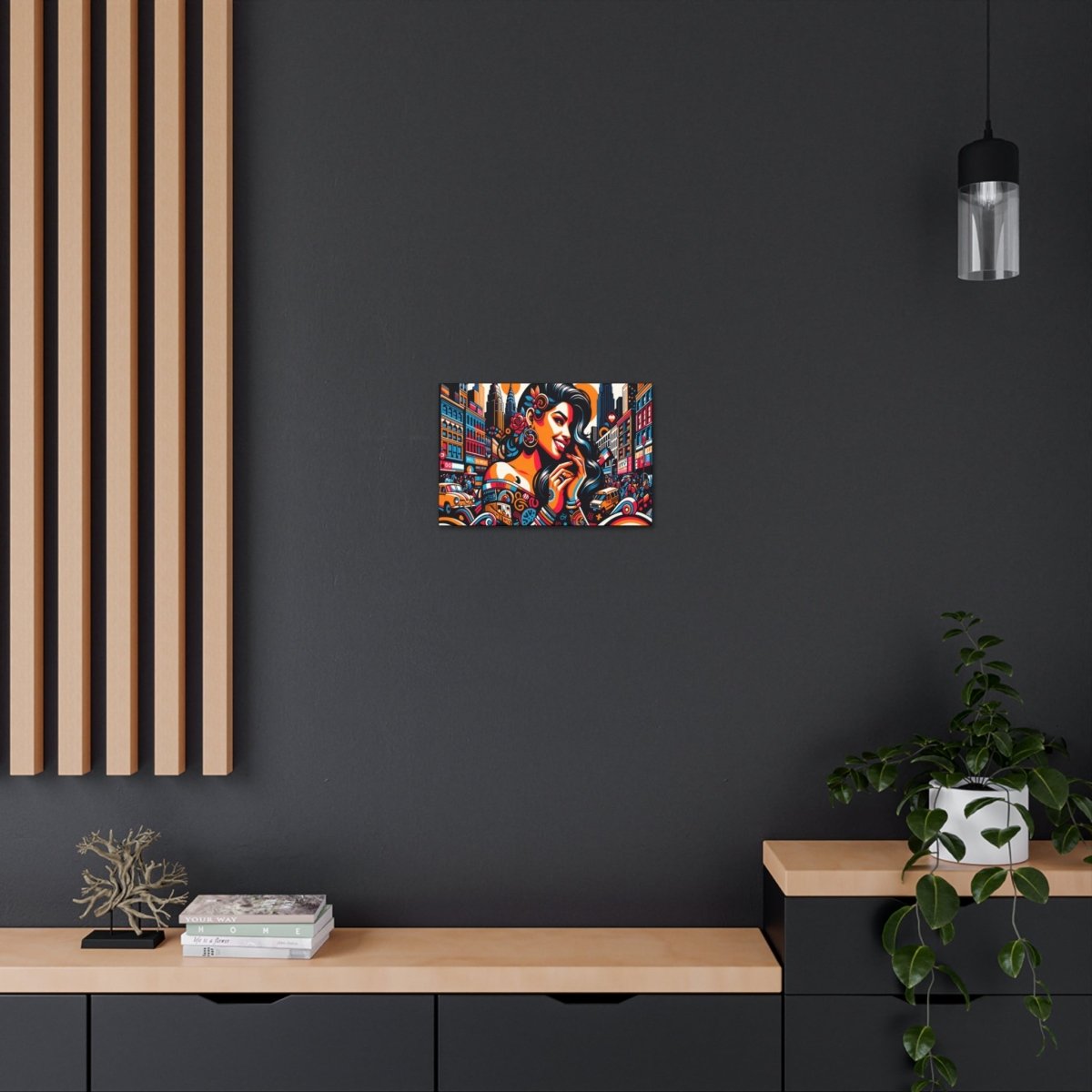 Urban Rhapsody Retro Canvas - Pop Wall Art - Neodigitalis Artimata