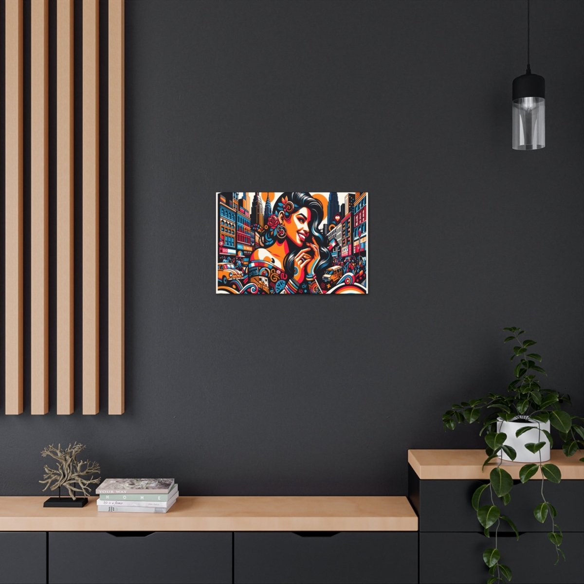 Urban Rhapsody Retro Canvas - Pop Wall Art - Neodigitalis Artimata