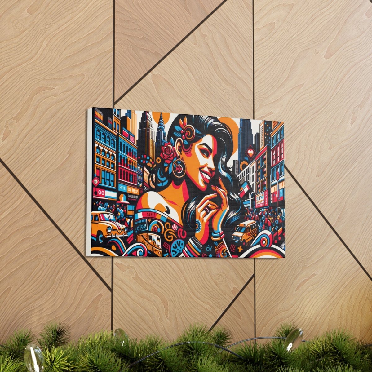 Urban Rhapsody Retro Canvas - Pop Wall Art - Neodigitalis Artimata