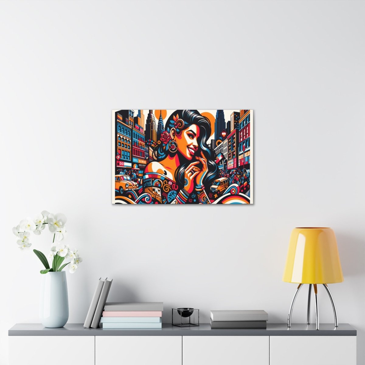 Urban Rhapsody Retro Canvas - Pop Wall Art - Neodigitalis Artimata