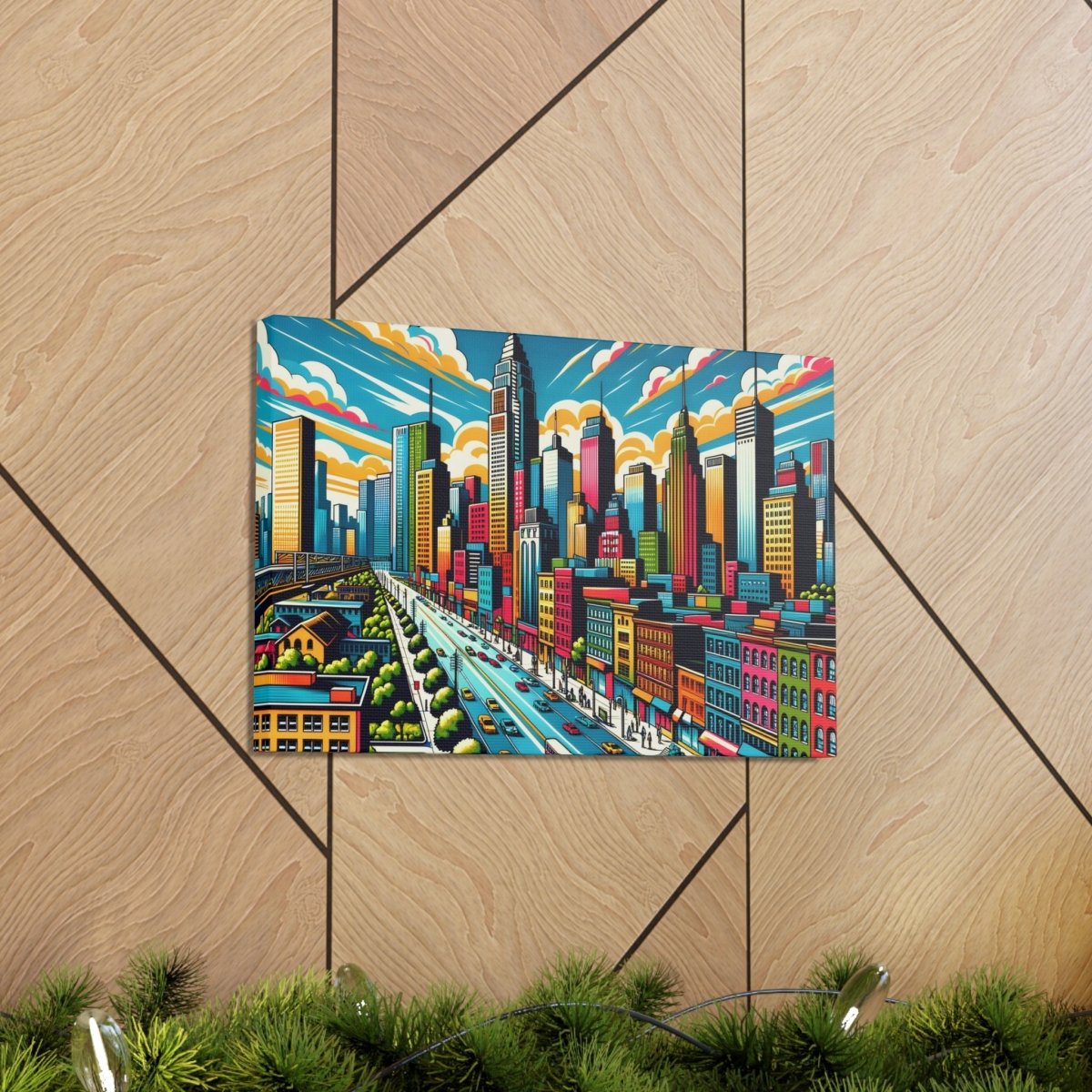 Urban Rhythm Canvas - Pop Wall Art - Neodigitalis Artimata