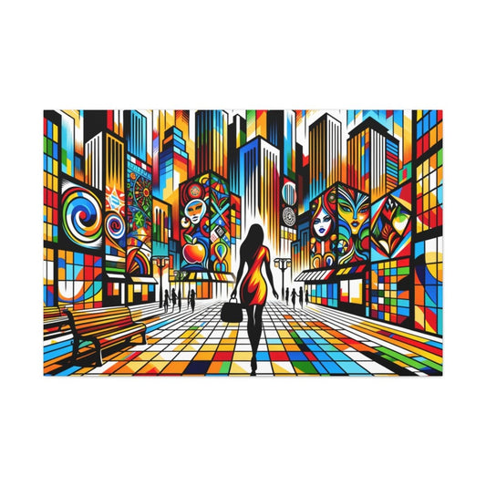 Vivid Metropolis Mosaic - Pop Wall Art - Neodigitalis Artimata