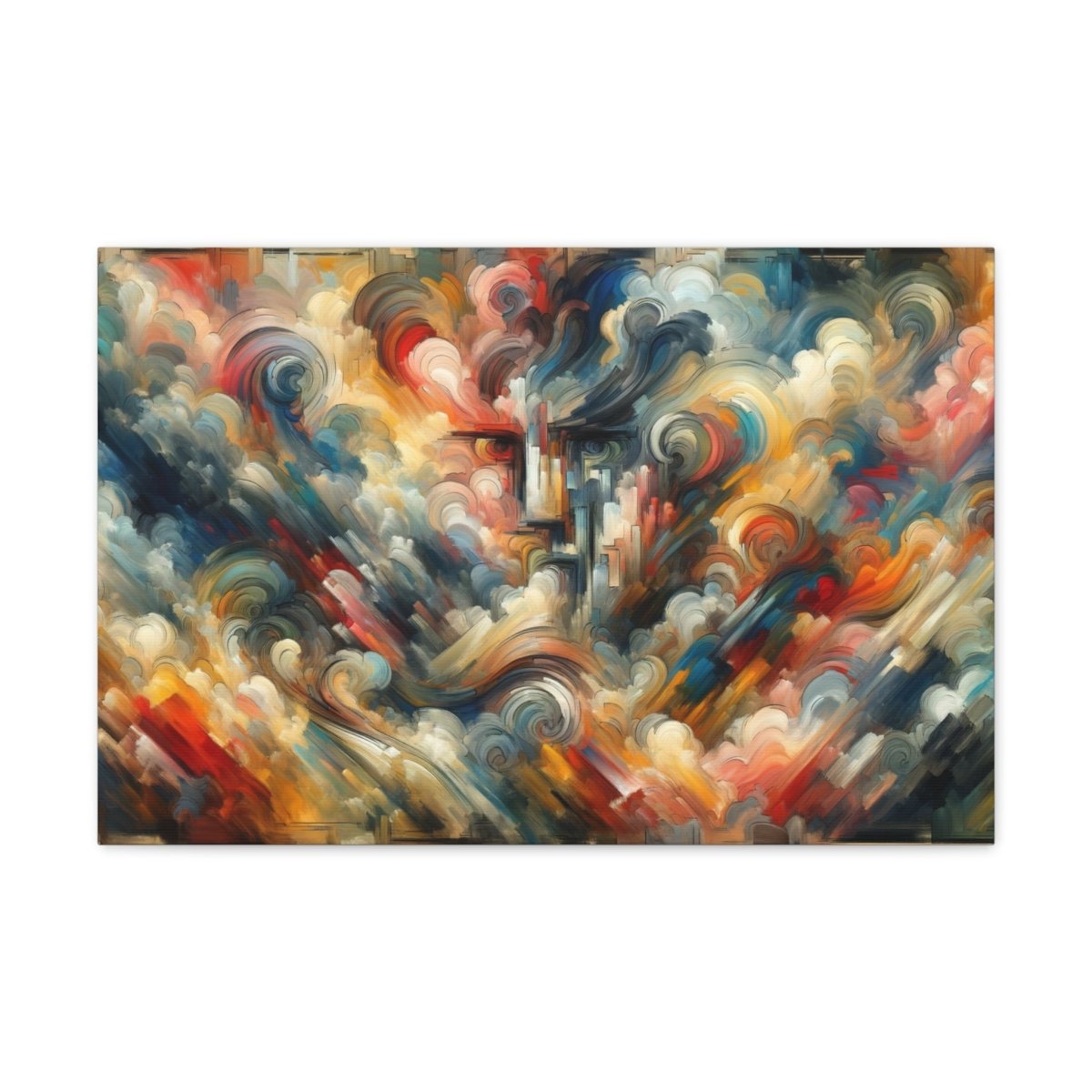 Whirlwind Emotions Canvas Art - Abstract Wall Art - Neodigitalis Artimata