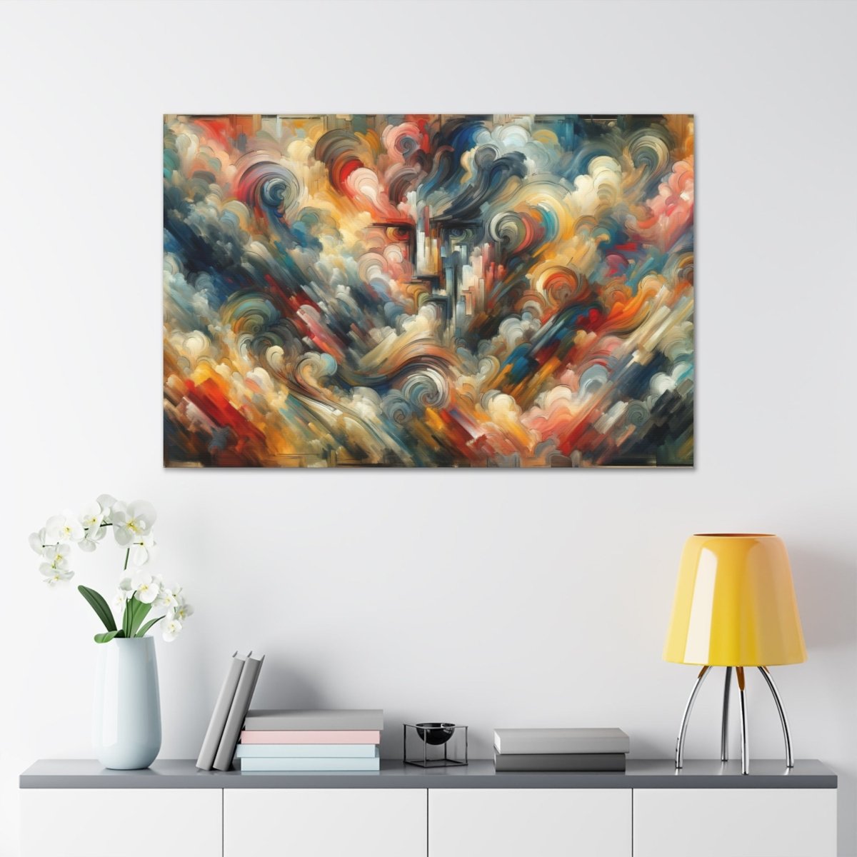 Whirlwind Emotions Canvas Art - Abstract Wall Art - Neodigitalis Artimata