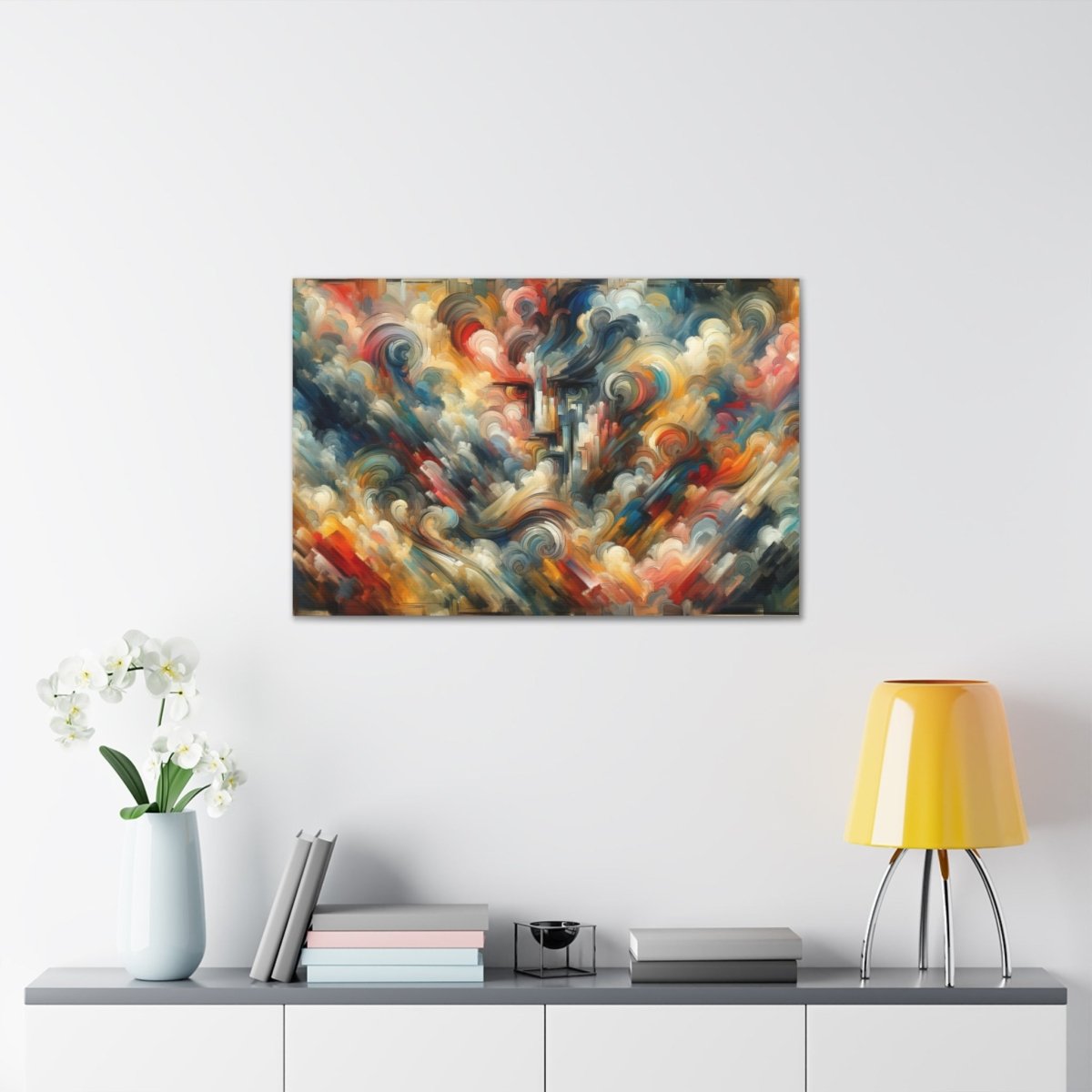 Whirlwind Emotions Canvas Art - Abstract Wall Art - Neodigitalis Artimata